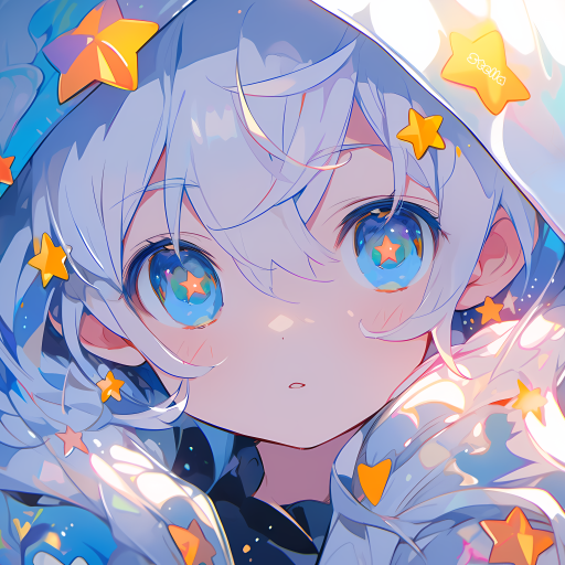 星空动漫风插画封面